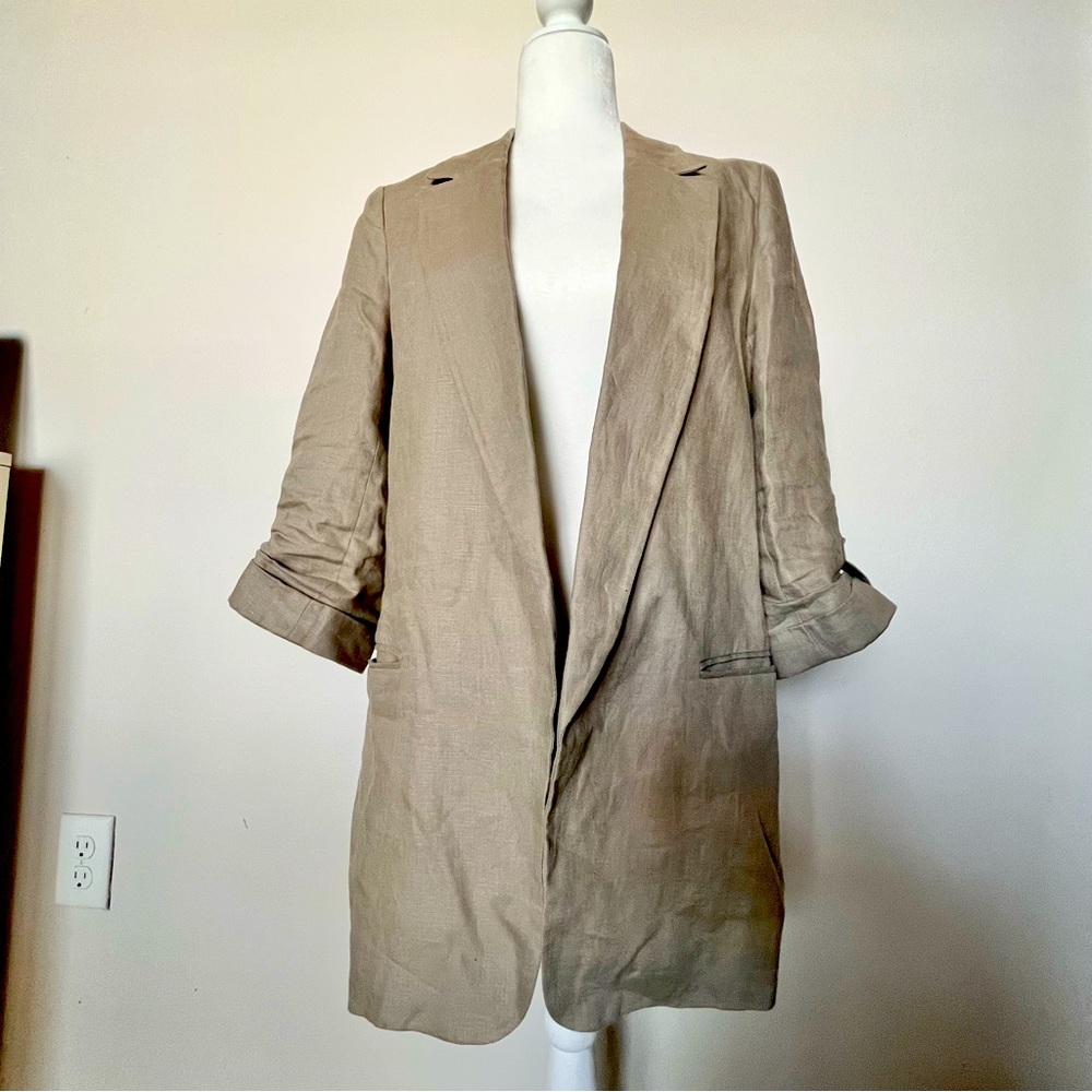 Zara Linen Blazer